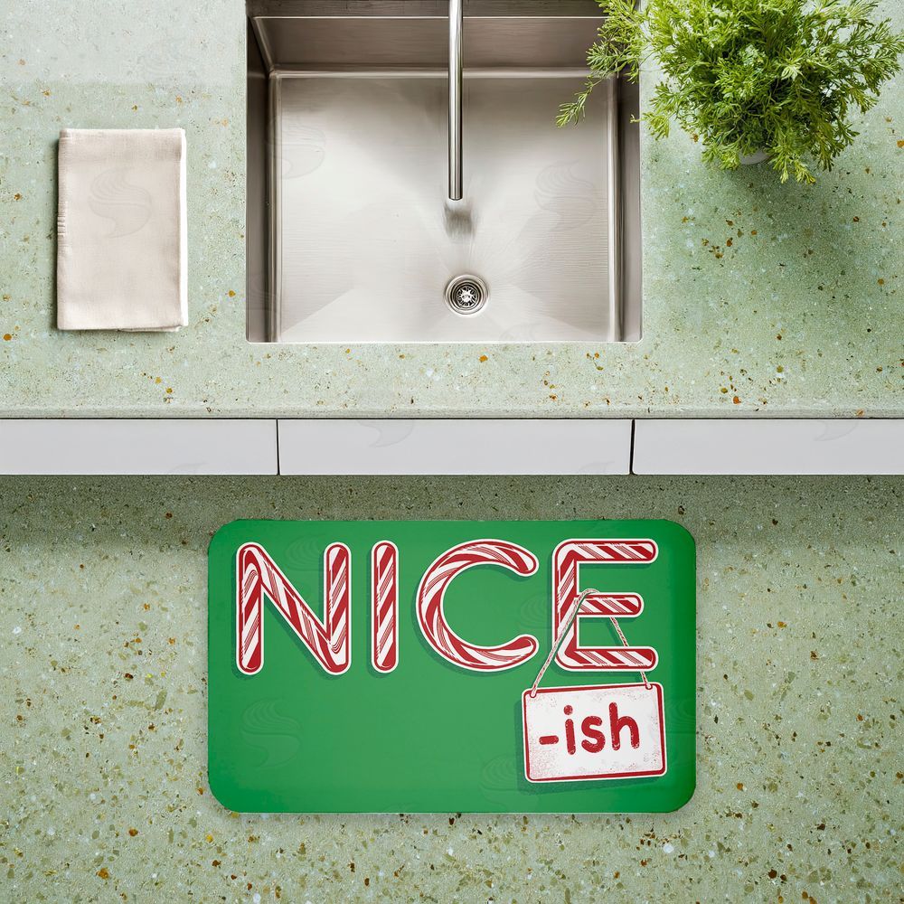 Jedco Brands Inc. Vintage Nice-ish Humor Kitchen Floor Mat