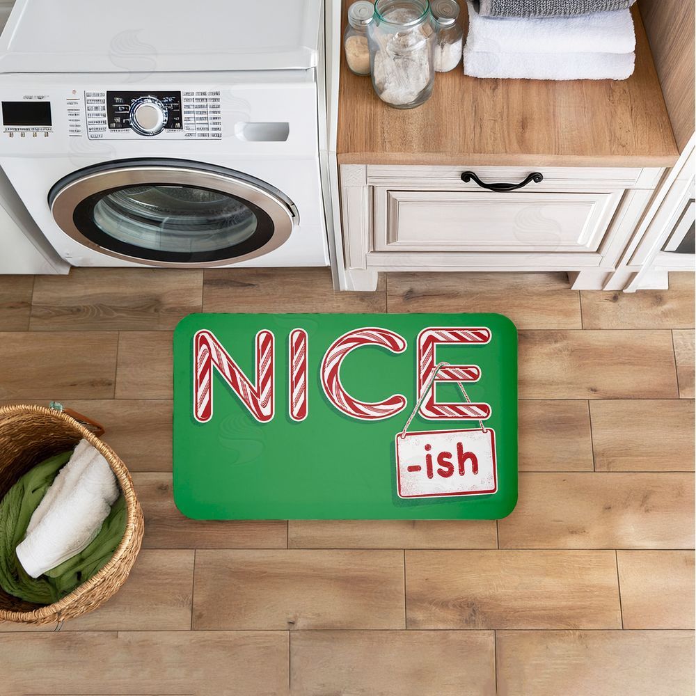 Jedco Brands Inc. Vintage Nice-ish Humor Kitchen Floor Mat