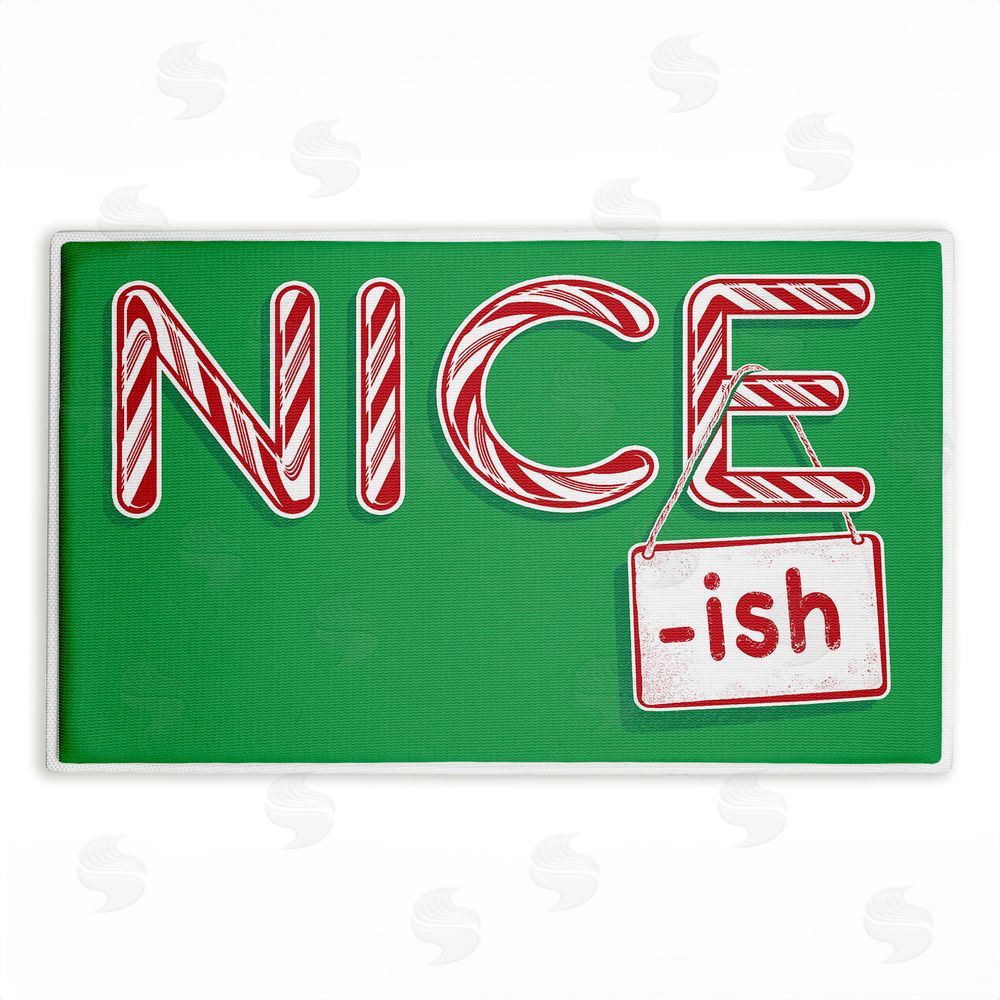 Jedco Brands Inc. Vintage Nice-ish Humor Plush Bathroom Floor Mat