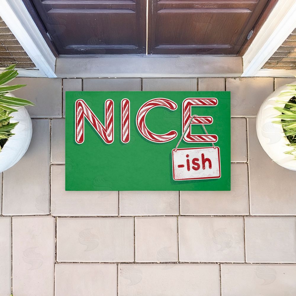Jedco Brands Inc. Vintage Nice-ish Humor Unwoven Outdoor Door Mat