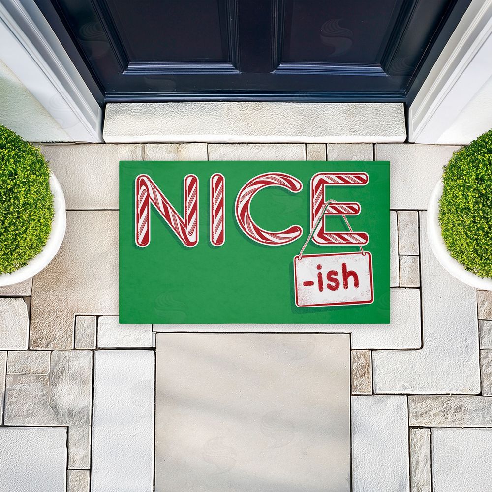 Jedco Brands Inc. Vintage Nice-ish Humor Unwoven Outdoor Door Mat