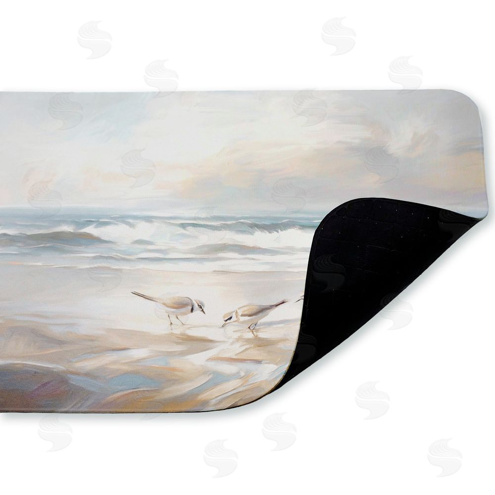 Ramona Murdock Blue Haven Bay Birds Kitchen Floor Mat