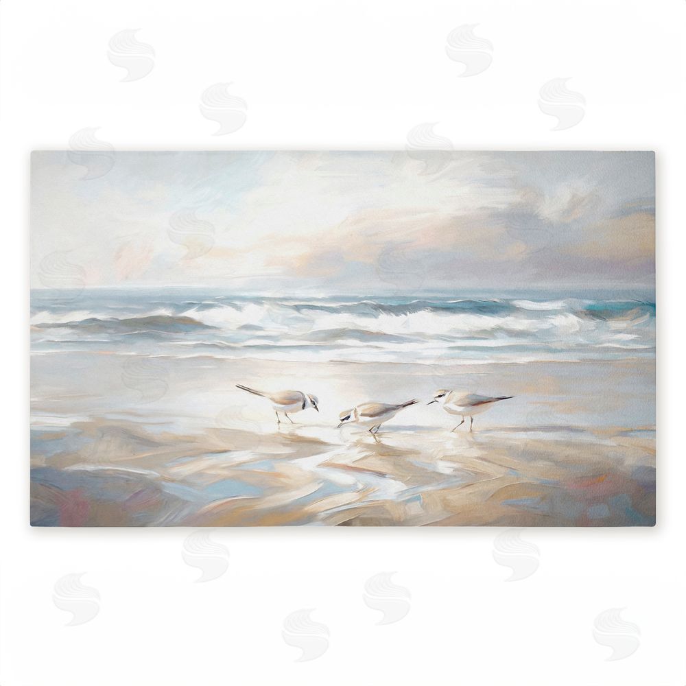 Ramona Murdock Blue Haven Bay Birds Unwoven Outdoor Door Mat