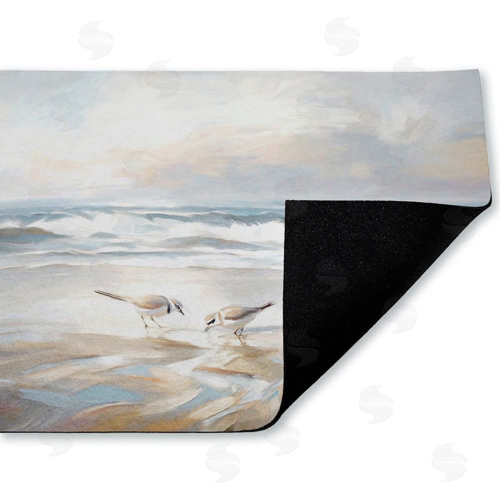Ramona Murdock Blue Haven Bay Birds Unwoven Outdoor Door Mat