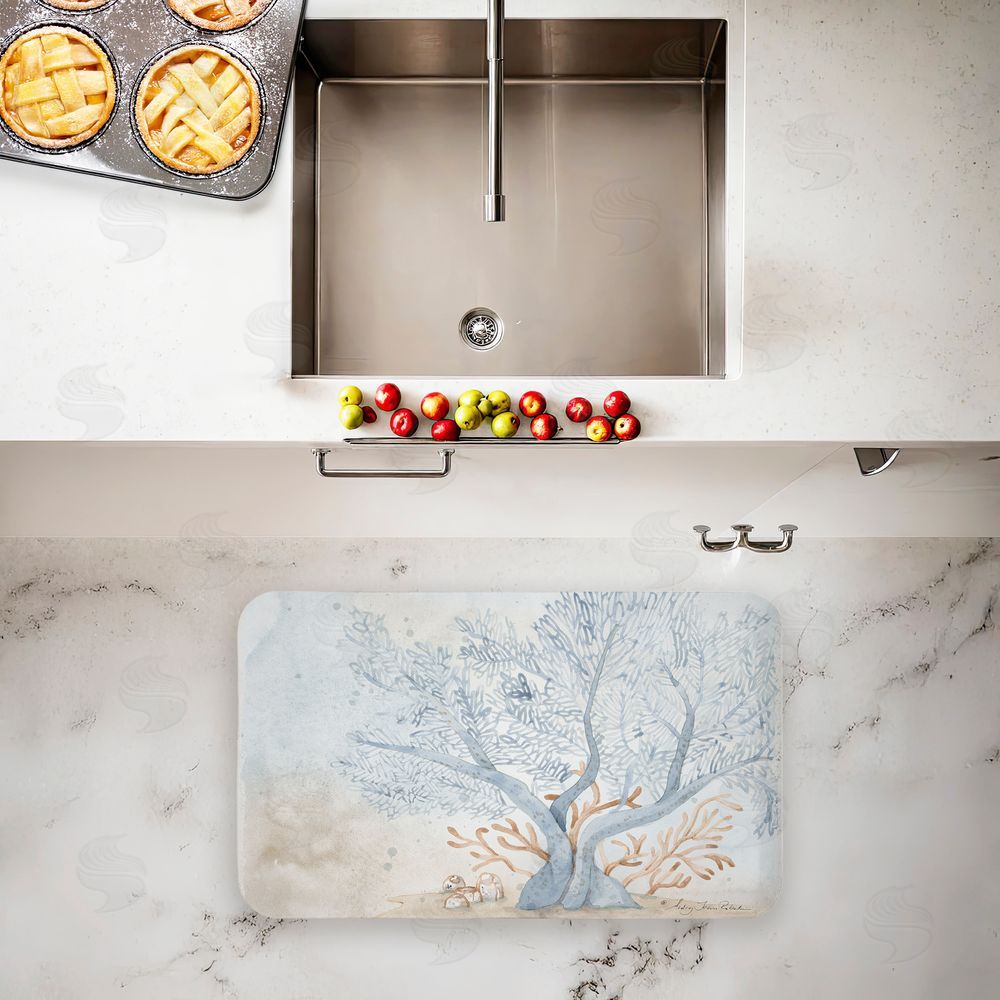 Audrey Jeanne Roberts Treasures From The Sea Kitchen Floor Mat