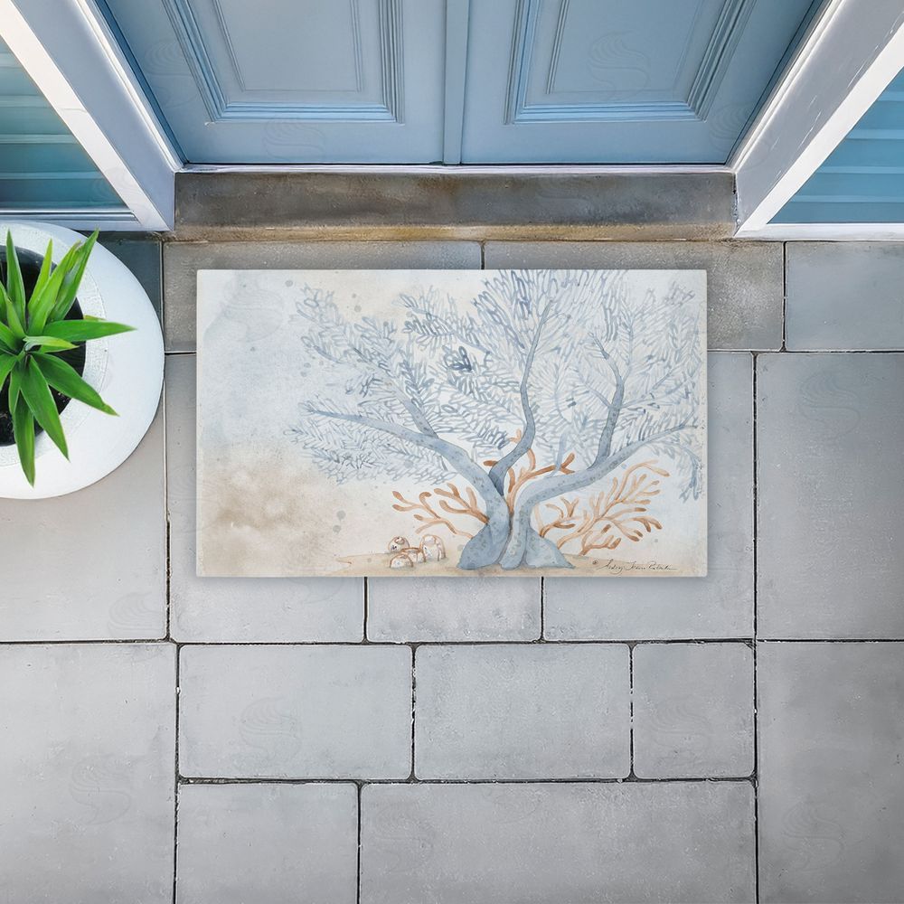 Audrey Jeanne Roberts Treasures From The Sea Unwoven Outdoor Door Mat