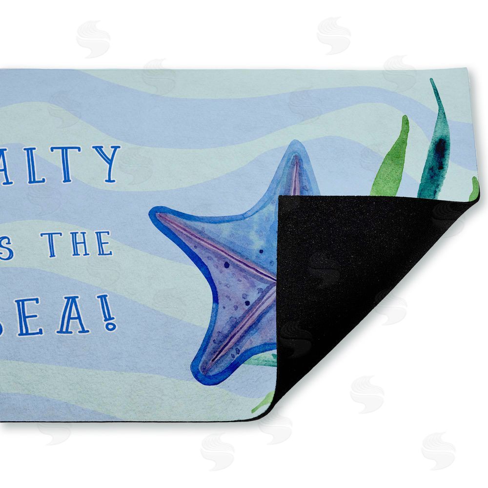 Audrey Jeanne Roberts Salty As The Sea Unwoven Outdoor Door Mat