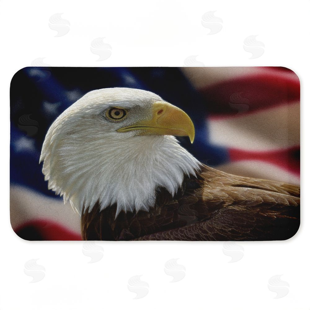 Collin Bogle American Bald Eagle Kitchen Floor Mat