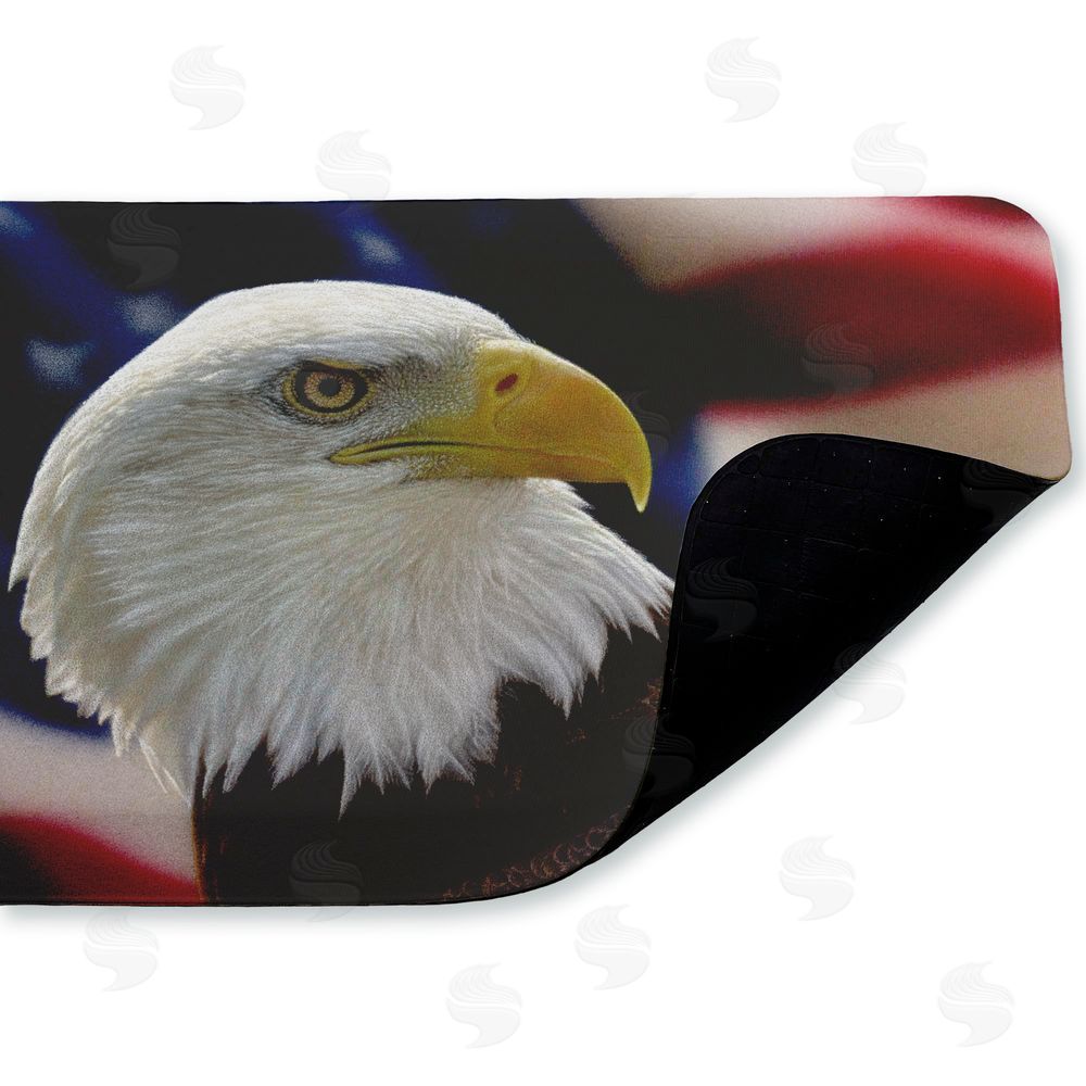 Collin Bogle American Bald Eagle Kitchen Floor Mat