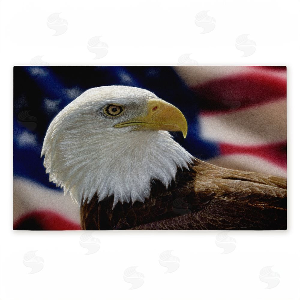 Collin Bogle American Bald Eagle Unwoven Outdoor Door Mat