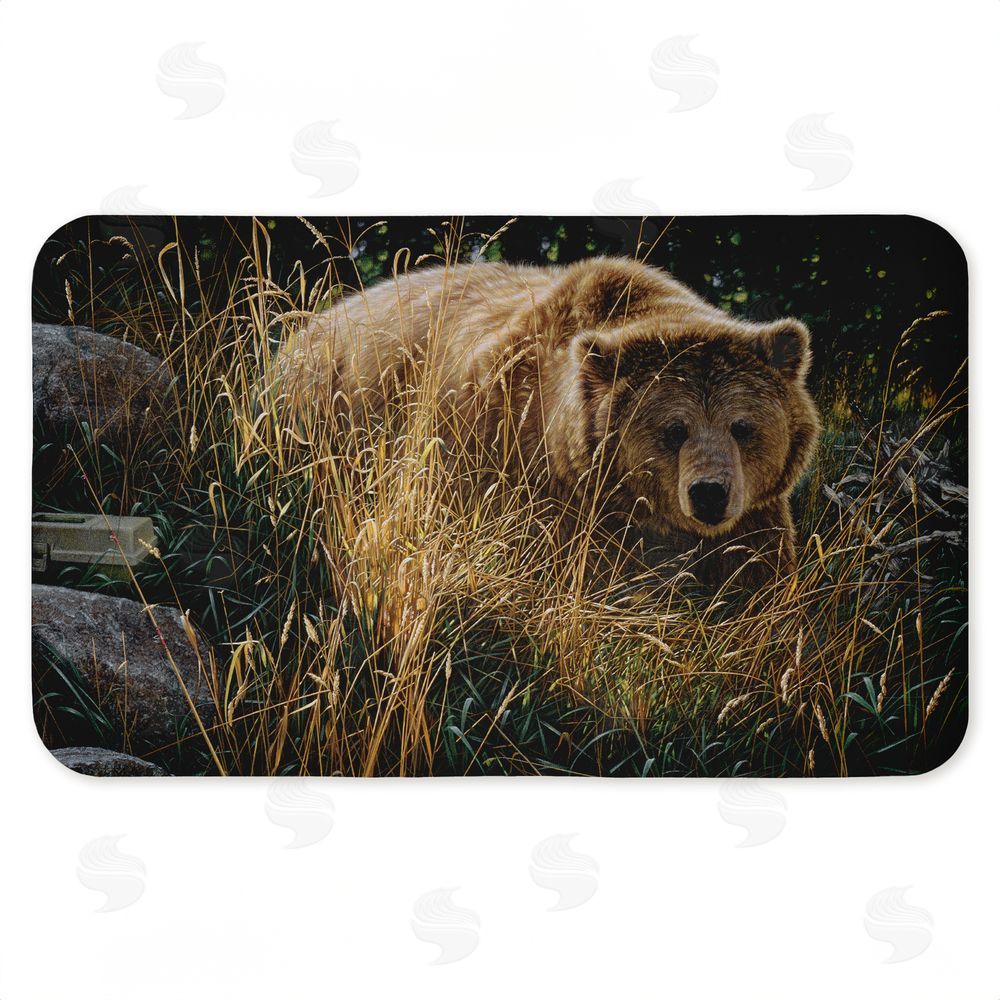 Collin Bogle Crossing Paths Brown Bear Kitchen Floor Mat