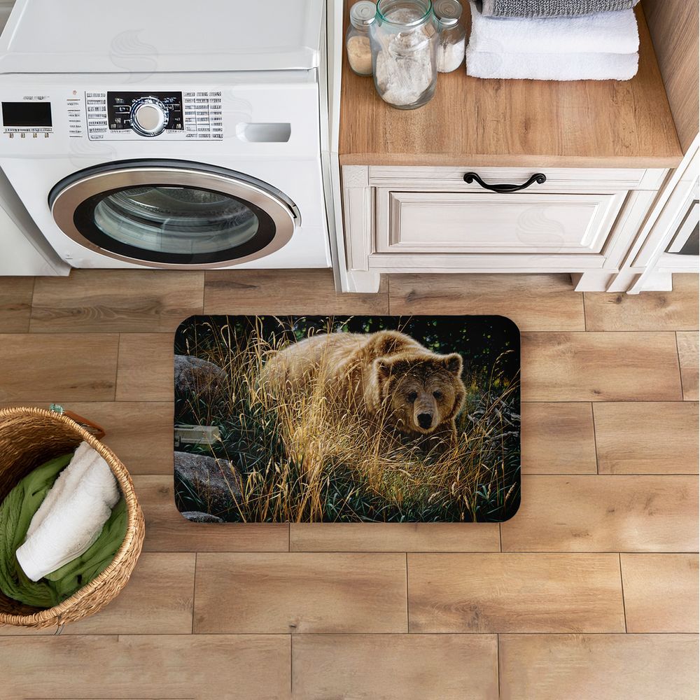 Collin Bogle Crossing Paths Brown Bear Kitchen Floor Mat