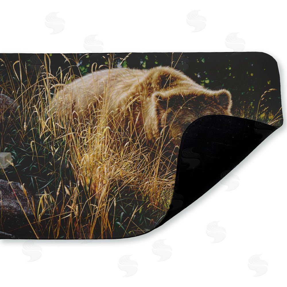 Collin Bogle Crossing Paths Brown Bear Kitchen Floor Mat