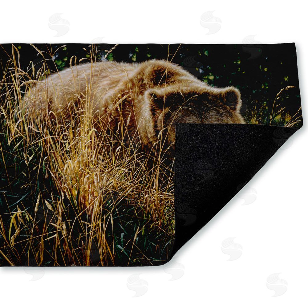 Collin Bogle Crossing Paths Brown Bear Unwoven Outdoor Door Mat