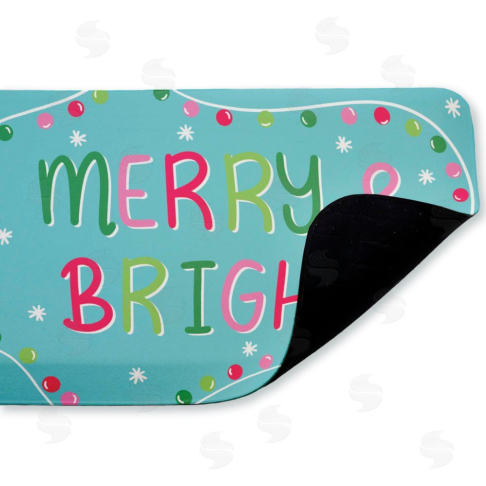 Emily Cromwell Merry & Bright with Baubles Kitchen Floor Mat