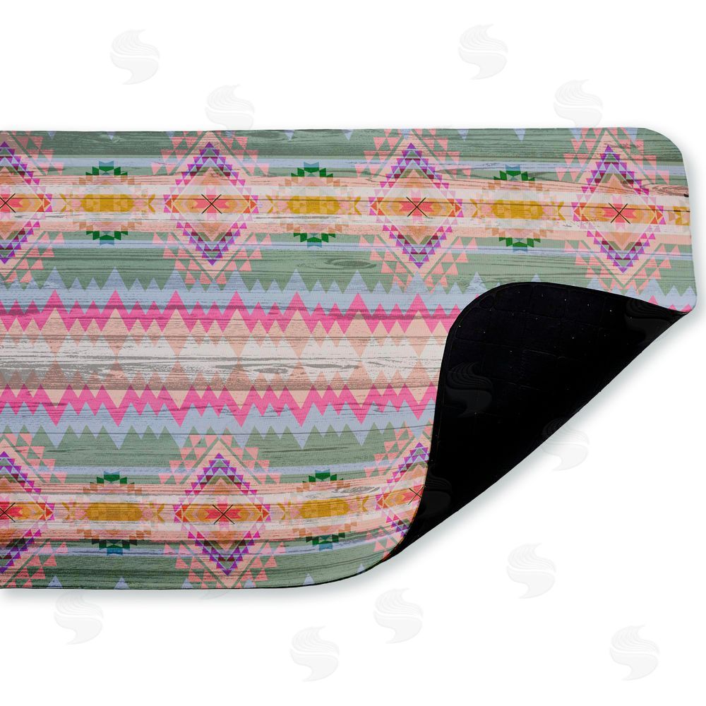Jennifer Ellory Bright Shabby Chic Boho Kitchen Floor Mat