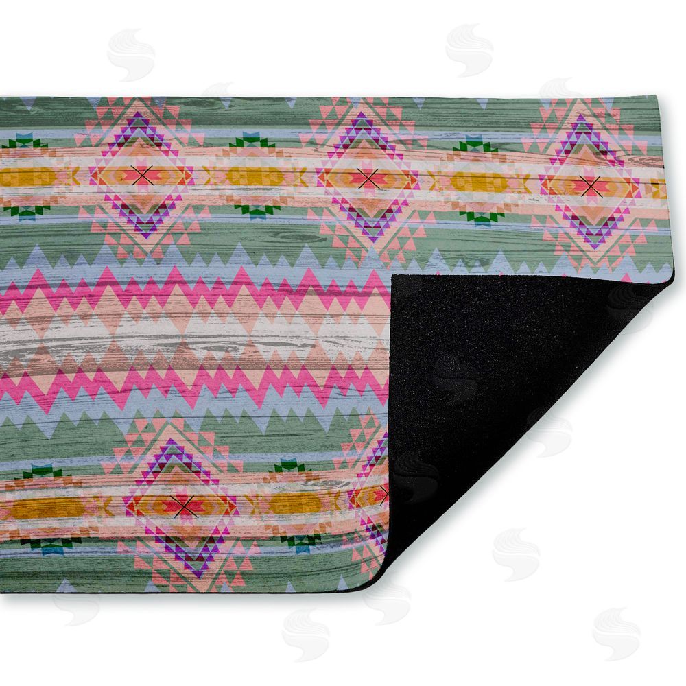 Jennifer Ellory Bright Shabby Chic Boho Unwoven Outdoor Door Mat