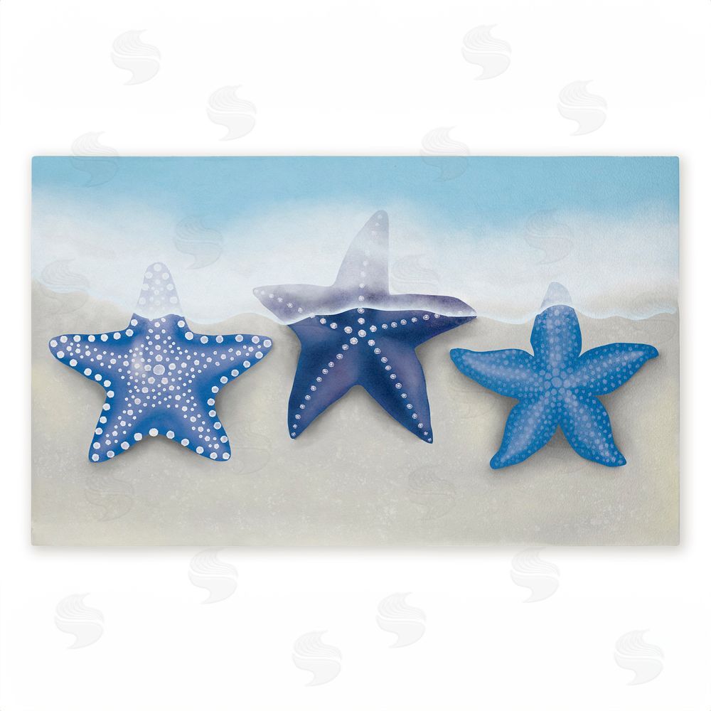 Darlene Seale By The Shore Starfish Unwoven Outdoor Door Mat