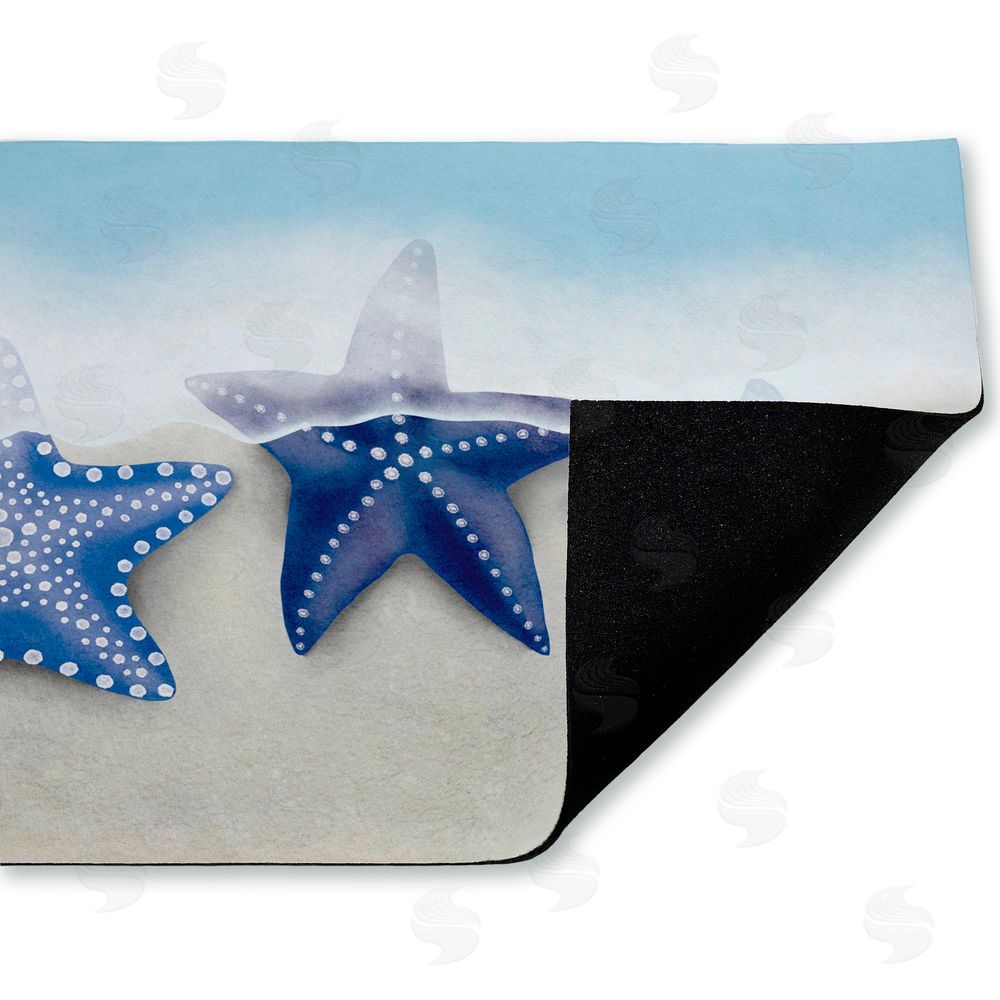Darlene Seale By The Shore Starfish Unwoven Outdoor Door Mat