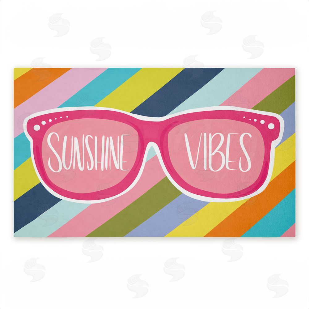 Emily Cromwell Sunshine Vibes Sunglasses Unwoven Outdoor Door Mat