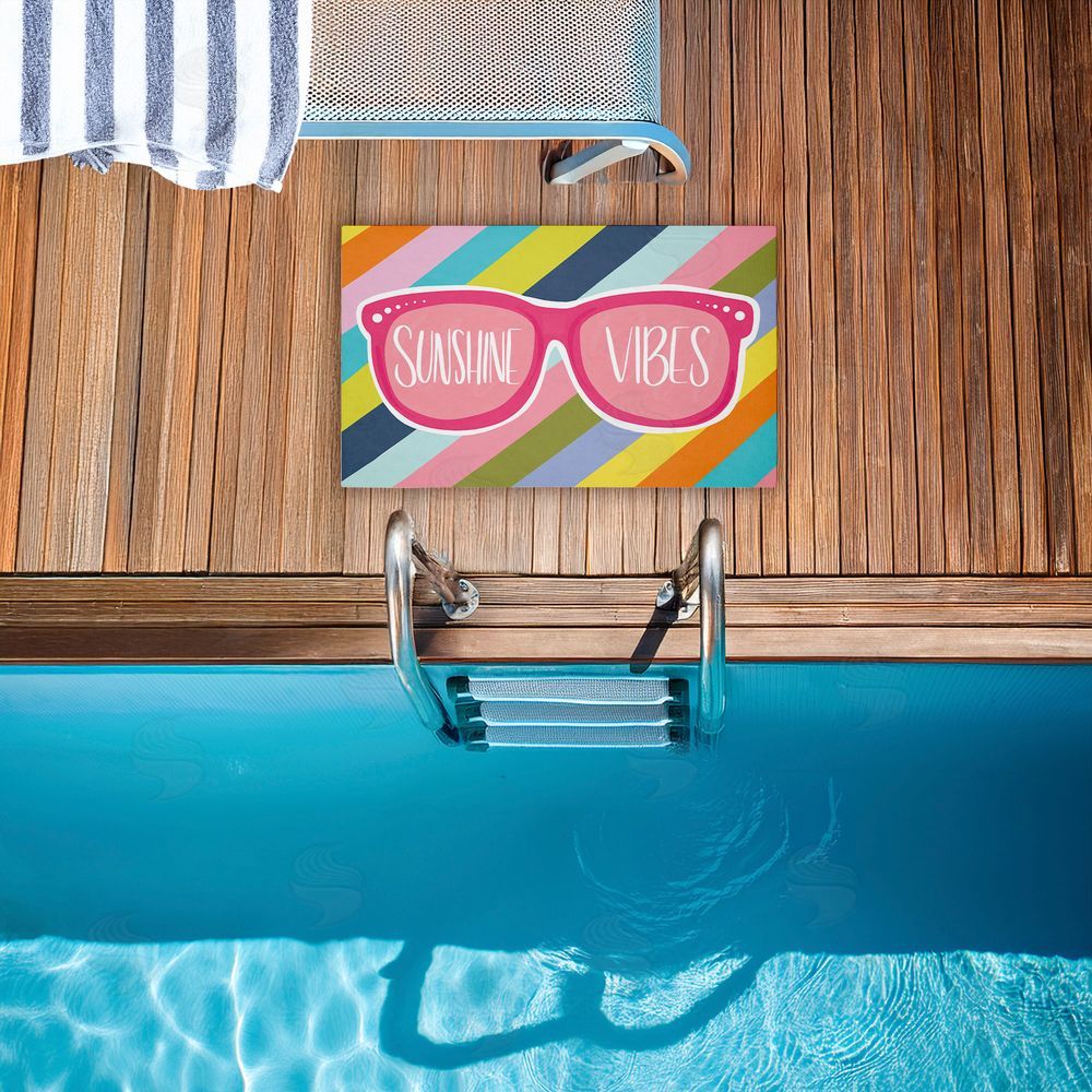 Emily Cromwell Sunshine Vibes Sunglasses Unwoven Outdoor Door Mat