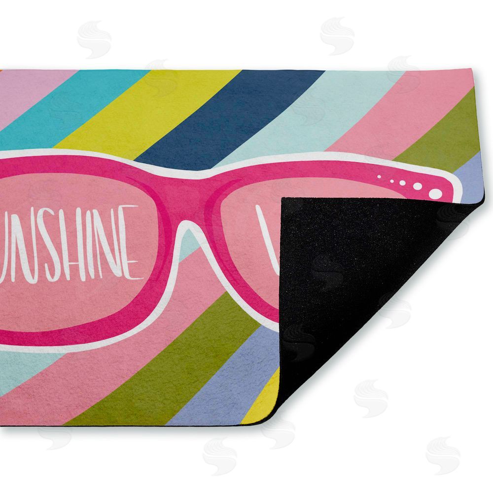 Emily Cromwell Sunshine Vibes Sunglasses Unwoven Outdoor Door Mat