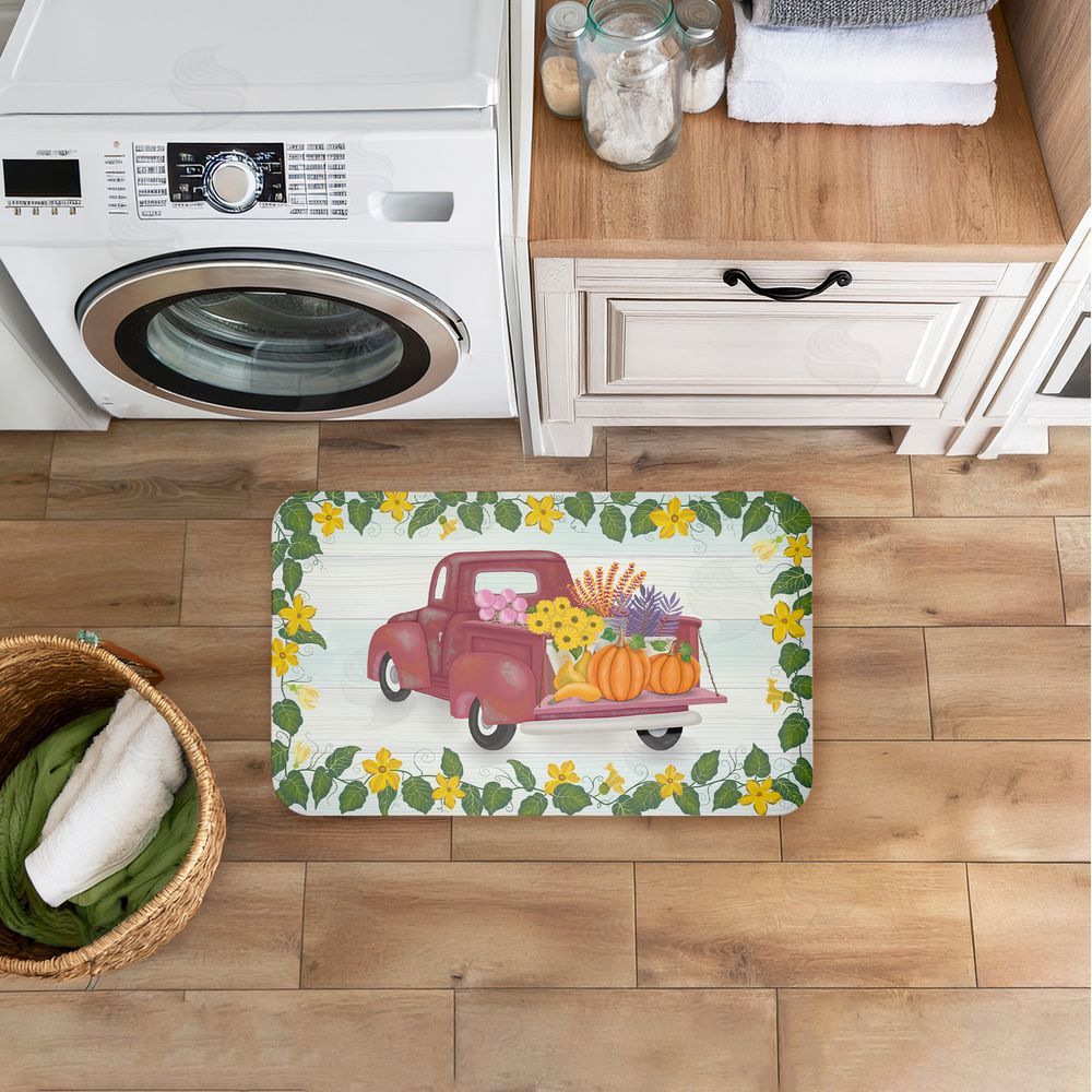 Darlene Seale Going To Market Harvest Kitchen Floor Mat