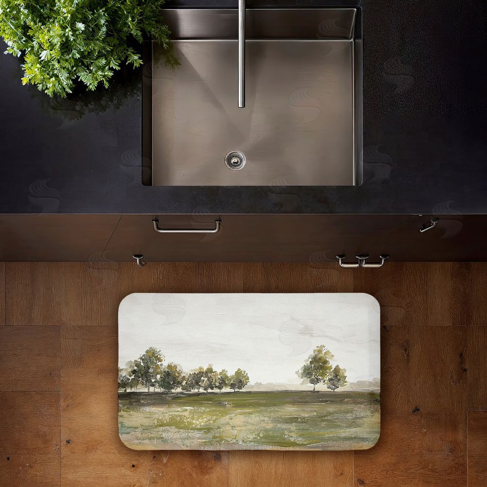 Caverly Smith Everyday Countryside Landscape Kitchen Floor Mat