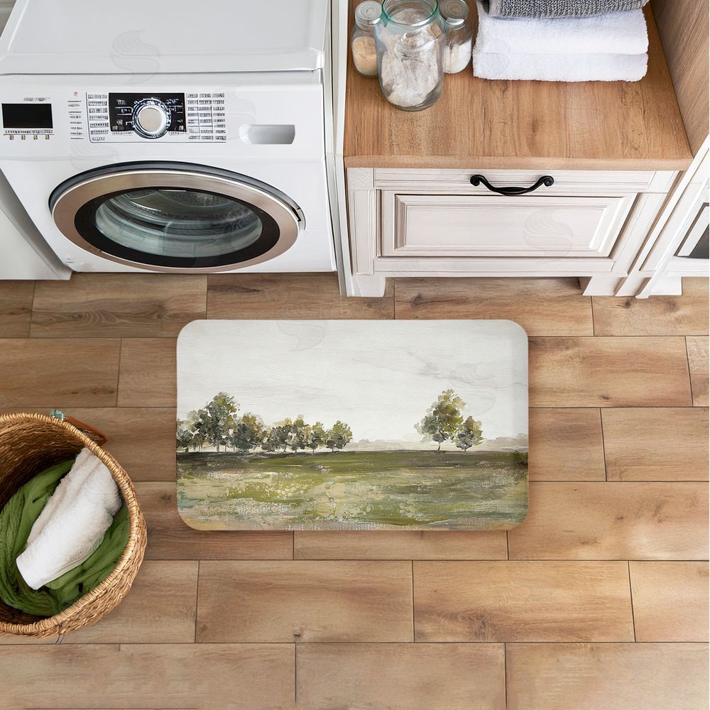Caverly Smith Everyday Countryside Landscape Kitchen Floor Mat