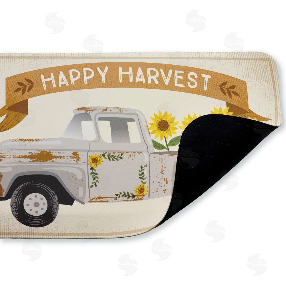 Arrolynn Weiderhold Happy Harvest Fall Truck Kitchen Floor Mat