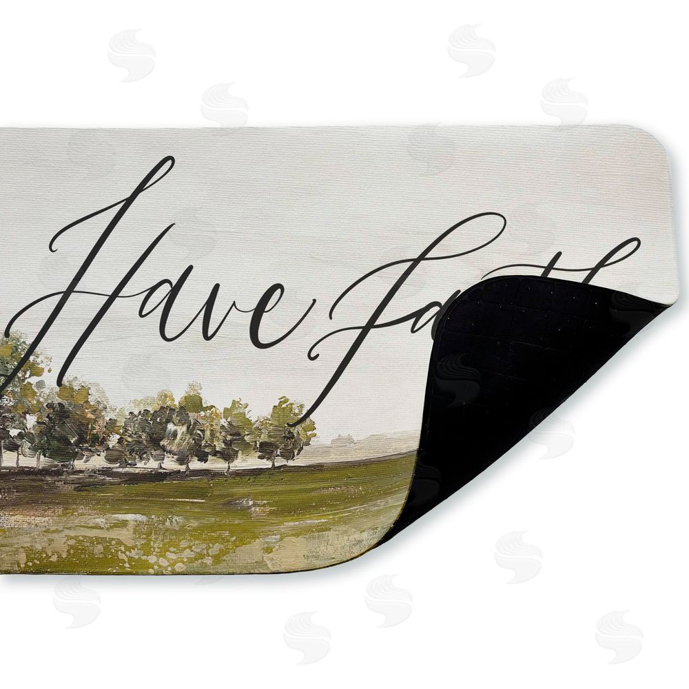 Caverly Smith Have Faith Country Landscape Kitchen Floor Mat