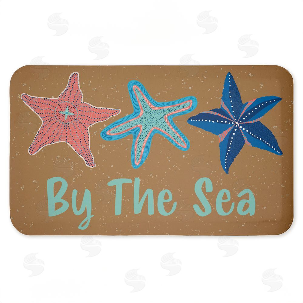 Darlene Seale By The Sea Starfish Kitchen Floor Mat