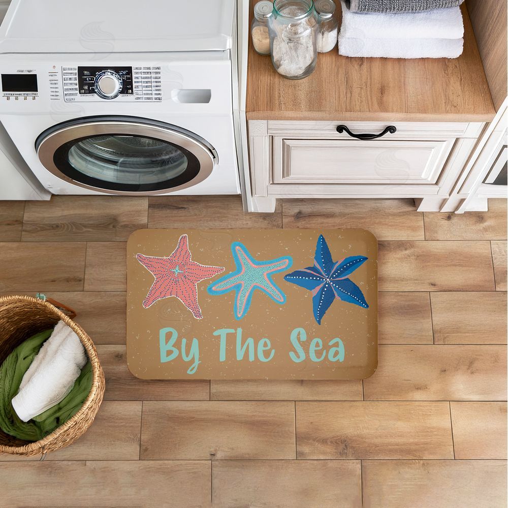 Darlene Seale By The Sea Starfish Kitchen Floor Mat