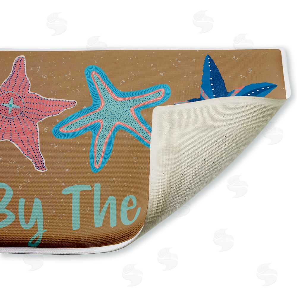 Darlene Seale By The Sea Starfish Plush Bathroom Floor Mat