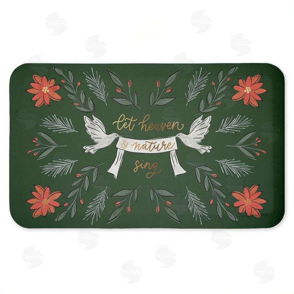 Amanda Houston Let Heaven & Nature Sing Kitchen Floor Mat