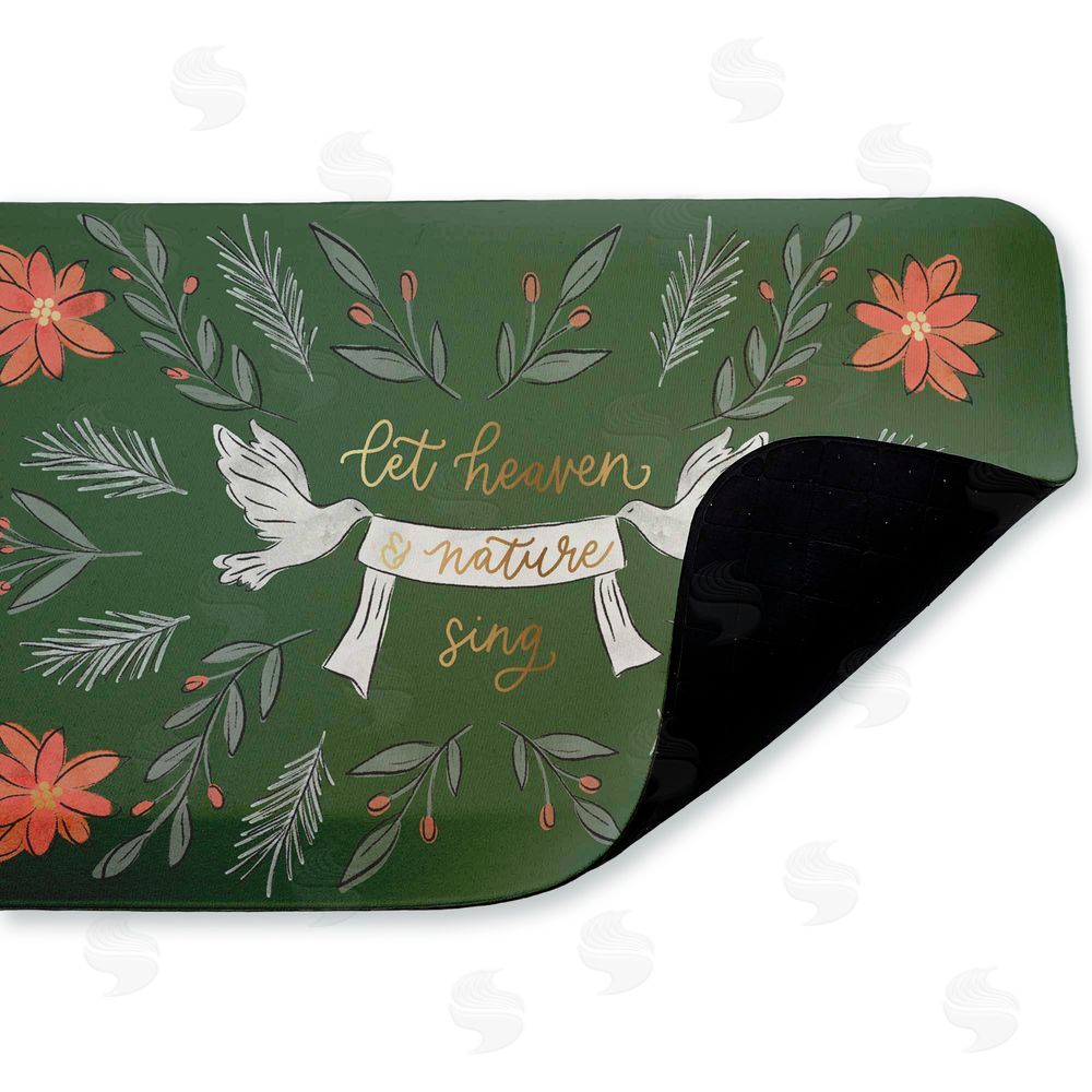 Amanda Houston Let Heaven & Nature Sing Kitchen Floor Mat