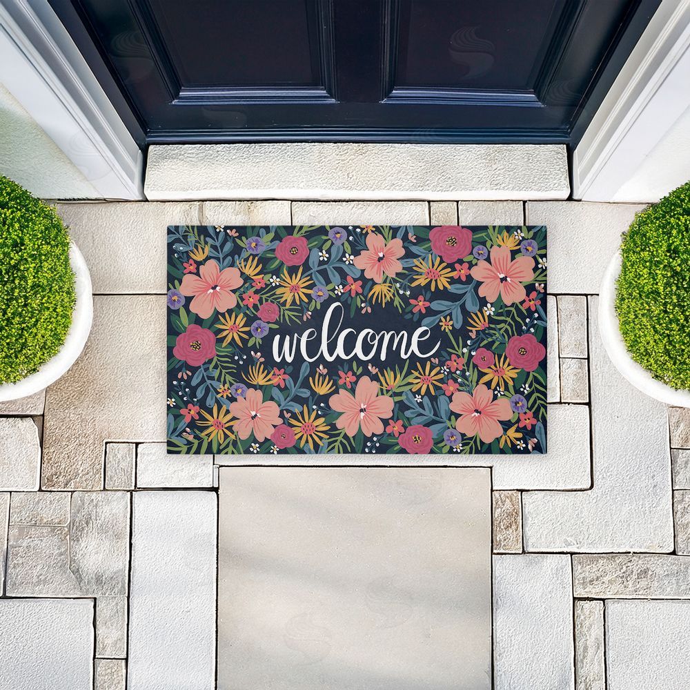 Amanda McGee Floral Abundance Entry Unwoven Outdoor Door Mat
