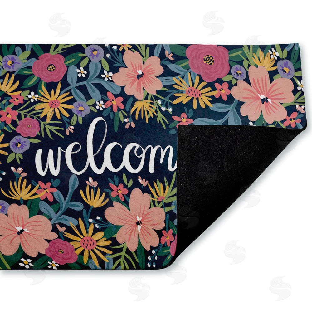 Amanda McGee Floral Abundance Entry Unwoven Outdoor Door Mat