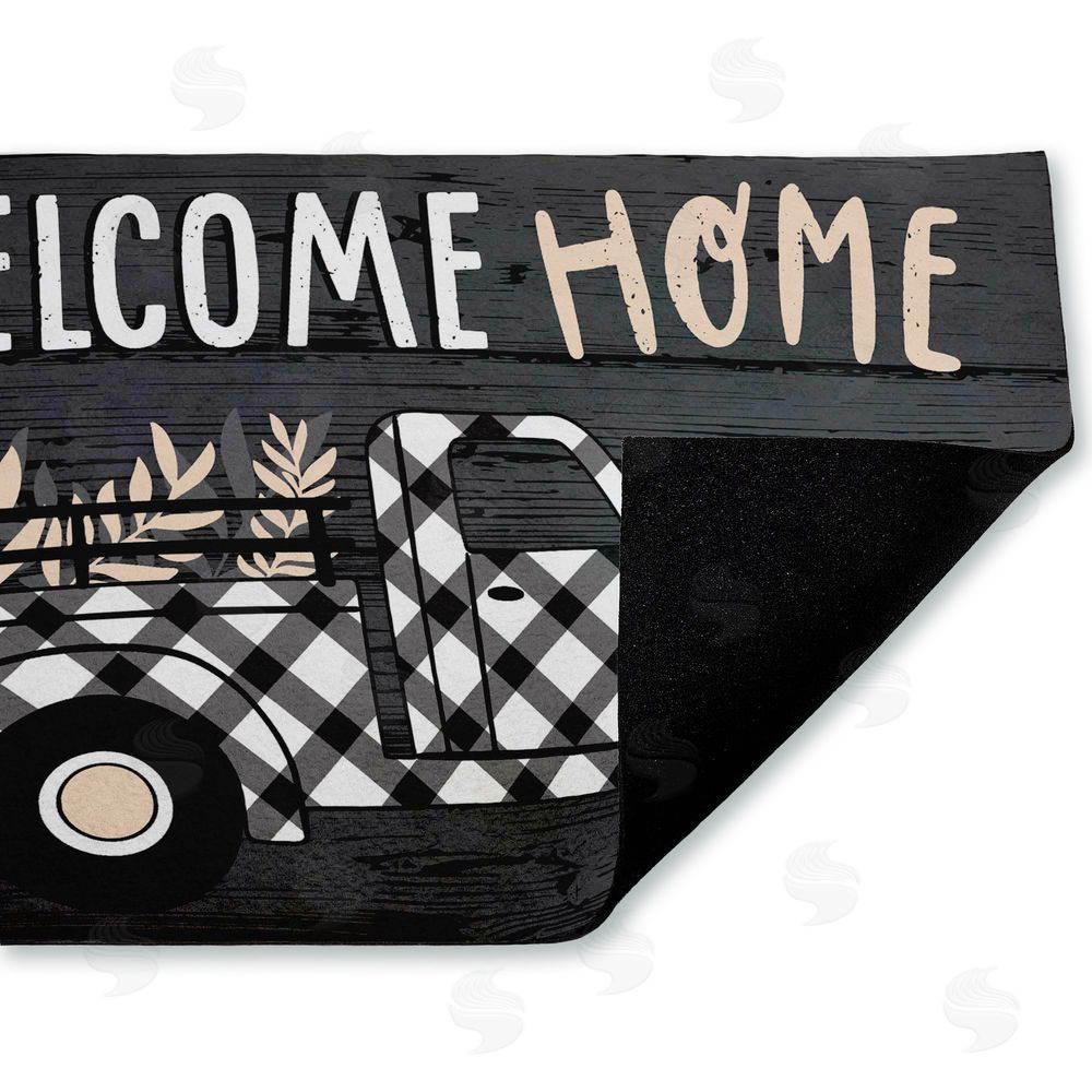 Arrolynn Weiderhold Country Rustic Welcome Truck Unwoven Outdoor Door Mat