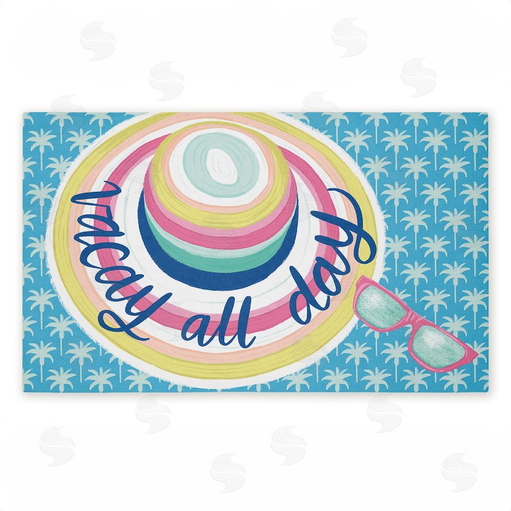 Amanda McGee Summer Vacay All Day Unwoven Outdoor Door Mat