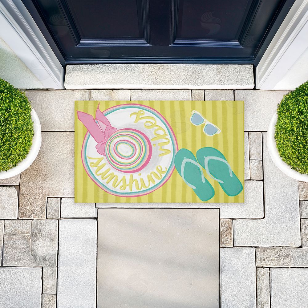 Amanda McGee Endless Sunshine Vibes Unwoven Outdoor Door Mat