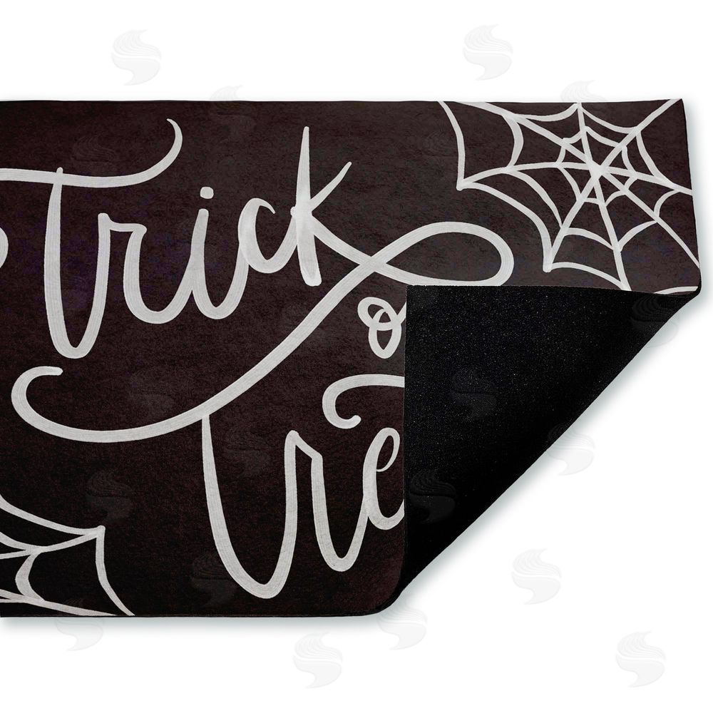 Amanda Houston Trick Or Treat Spider Webs Unwoven Outdoor Door Mat