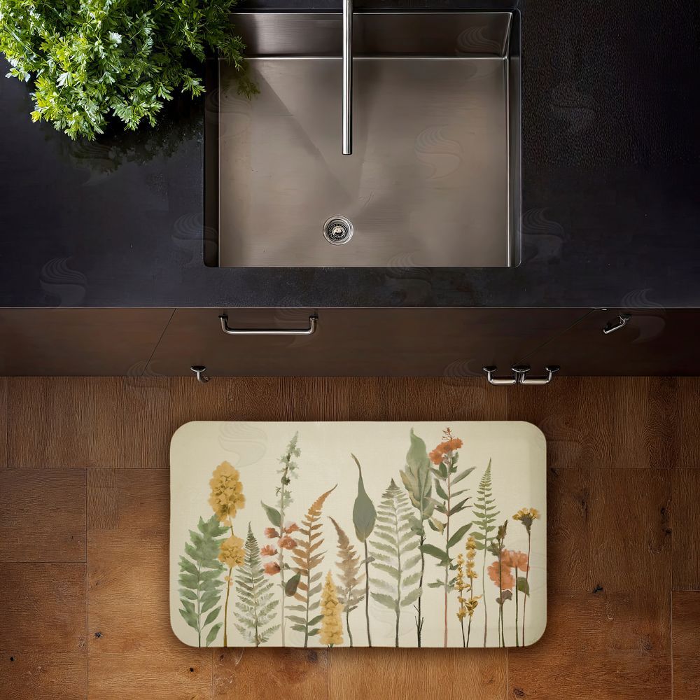 Elizabeth Medley Simple Fall Botanics Kitchen Floor Mat
