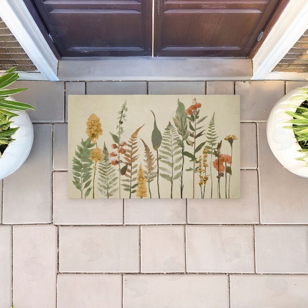 Elizabeth Medley Simple Fall Botanics Unwoven Outdoor Door Mat