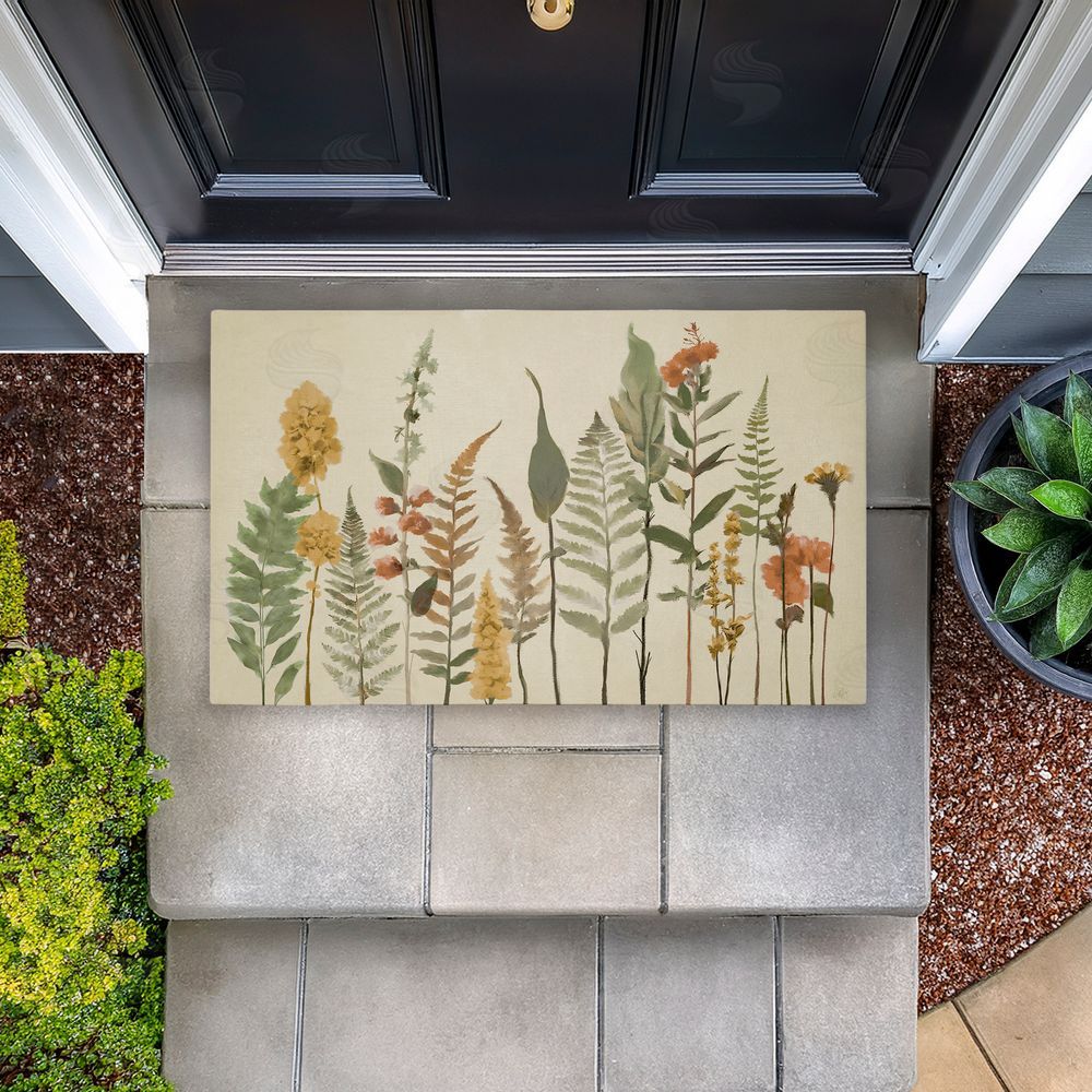 Elizabeth Medley Simple Fall Botanics Unwoven Outdoor Door Mat