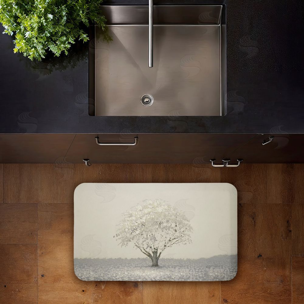 Michael Marcon Neutral Radiance Tree Kitchen Floor Mat