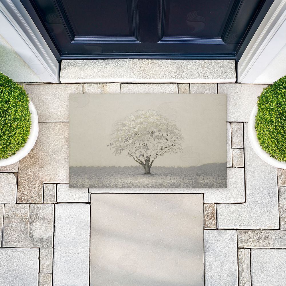 Michael Marcon Neutral Radiance Tree Unwoven Outdoor Door Mat