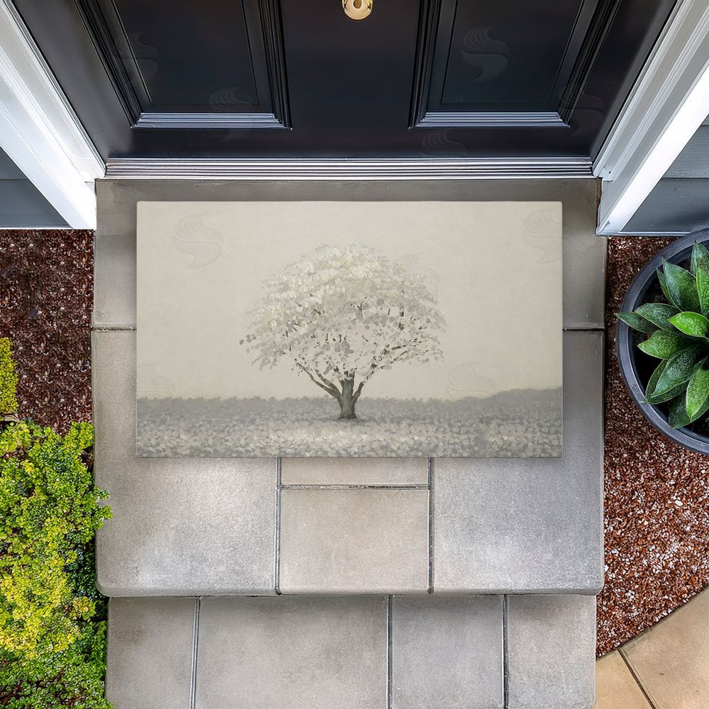 Michael Marcon Neutral Radiance Tree Unwoven Outdoor Door Mat