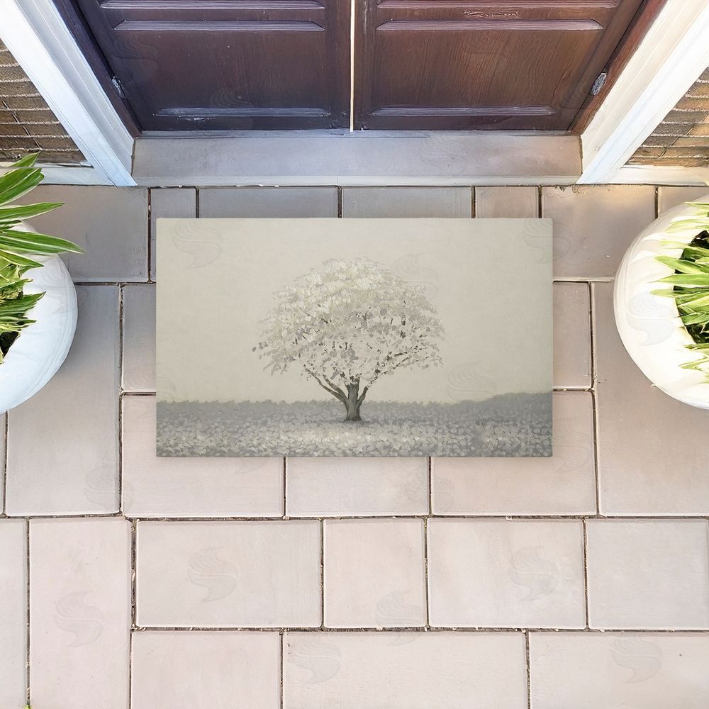 Michael Marcon Neutral Radiance Tree Unwoven Outdoor Door Mat