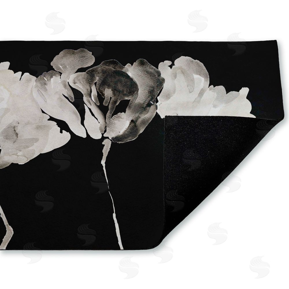 Lanie Loreth Trio in Light on Black Unwoven Outdoor Door Mat